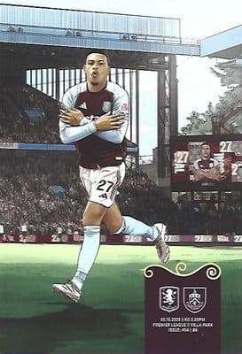 Aston Villa 2025/2026 Official Home Matchday Programmes
