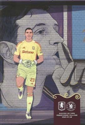 Aston Villa 2025/2026 Official Home Matchday Programmes