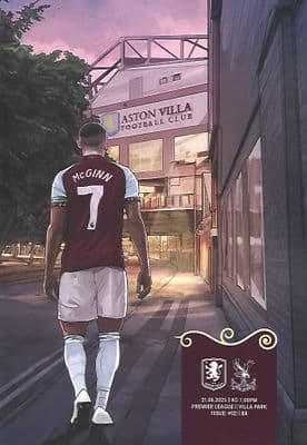 Aston Villa 2025/2026 Official Home Matchday Programmes