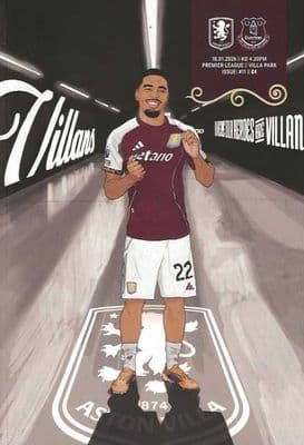 Aston Villa 2025/2026 Official Home Matchday Programmes