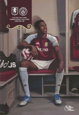 Aston Villa 2025/2026 Official Home Matchday Programmes