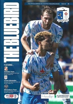 Barrow 2025/2026 Official Home Matchday Programmes