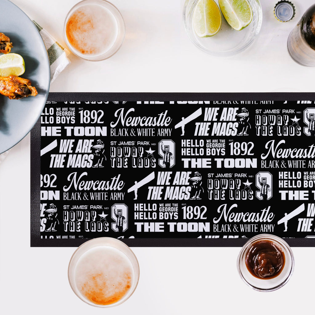 Newcastle - Word Montage - Bar Runner