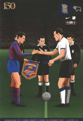 Birmingham City 2025/2026 Official Home Matchday Programmes