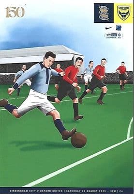 Birmingham City 2025/2026 Official Home Matchday Programmes
