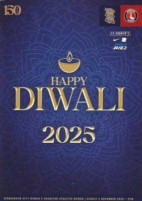 Birmingham City Women 2025/2026 Official Home Matchday Programmes