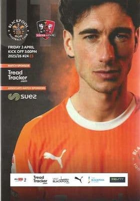 Blackpool 2025/2026 Official Home Matchday Programmes