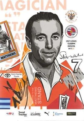 Blackpool 2025/2026 Official Home Matchday Programmes
