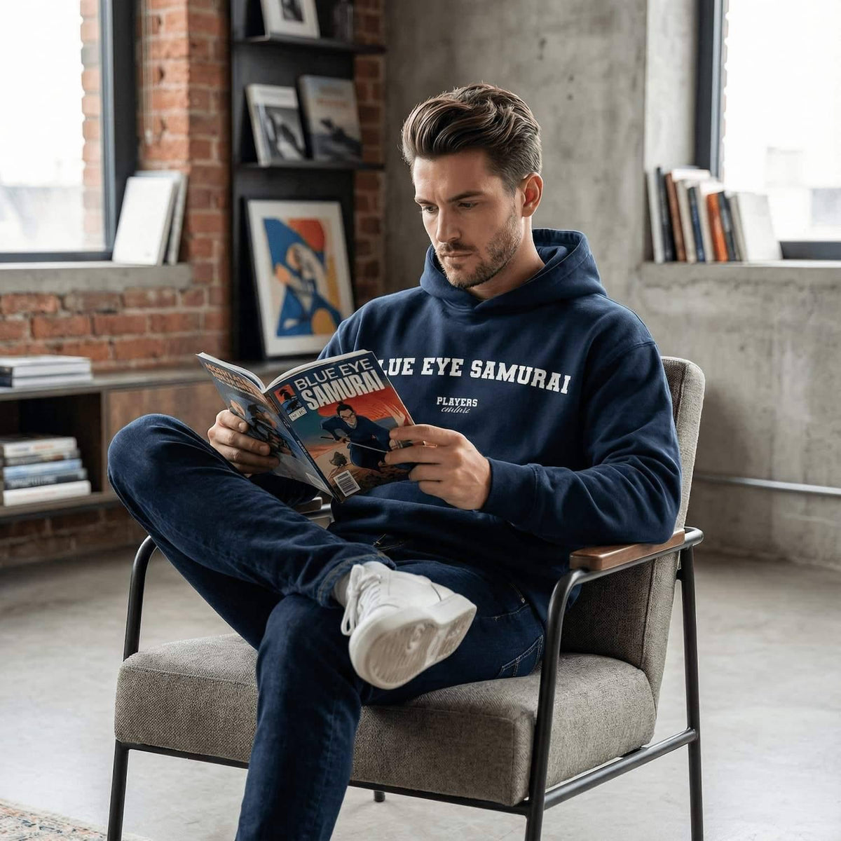 Blue Eye Samurai Men's Hoodie