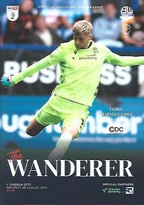 Bolton Wanderers 2025/2026 Official Home Matchday Programmes