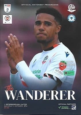 Bolton Wanderers 2025/2026 Official Home Matchday Programmes