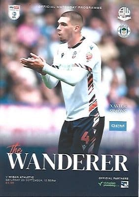 Bolton Wanderers 2025/2026 Official Home Matchday Programmes
