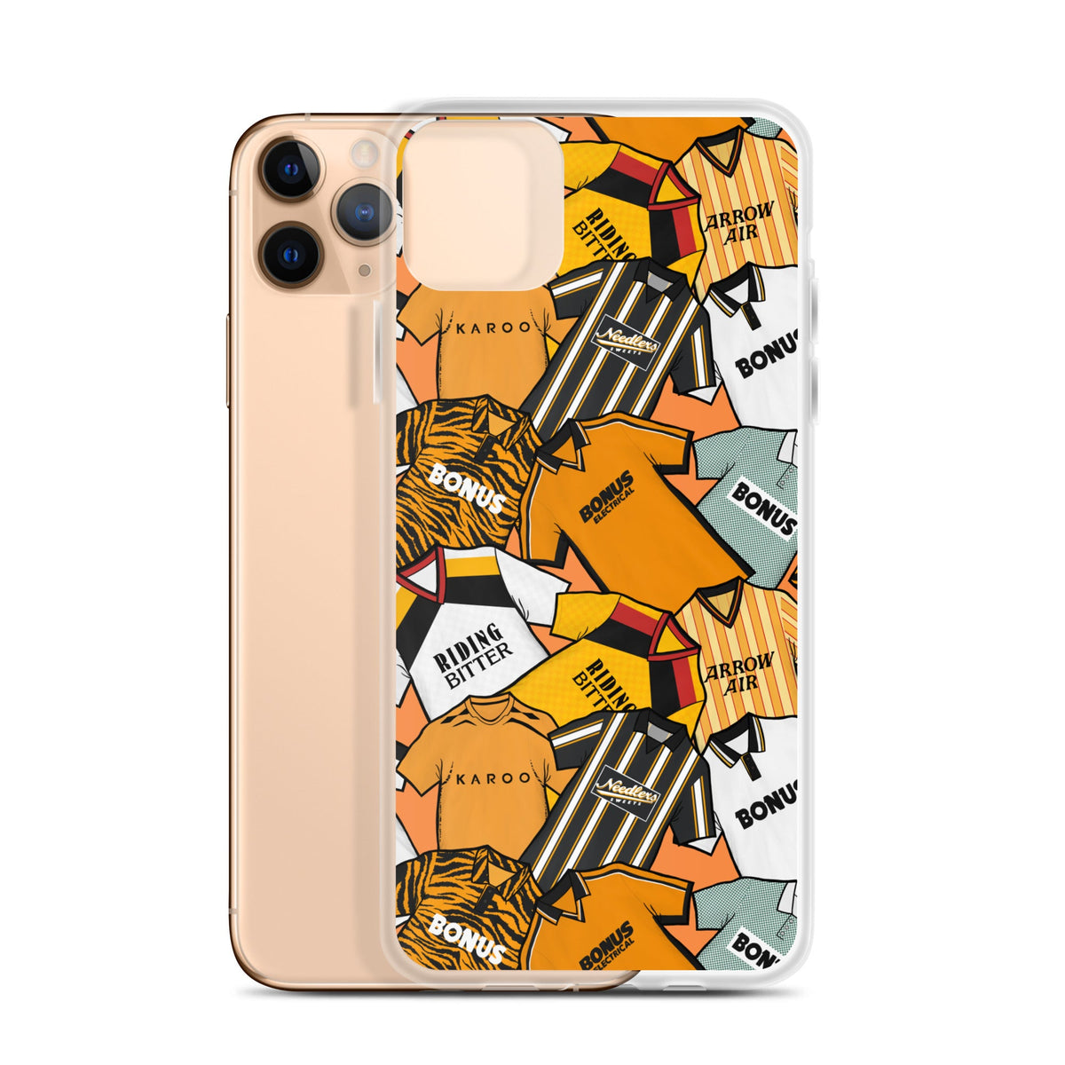 Hull Retro Shirts Themed Football Inspired Clear Case for iPhone®