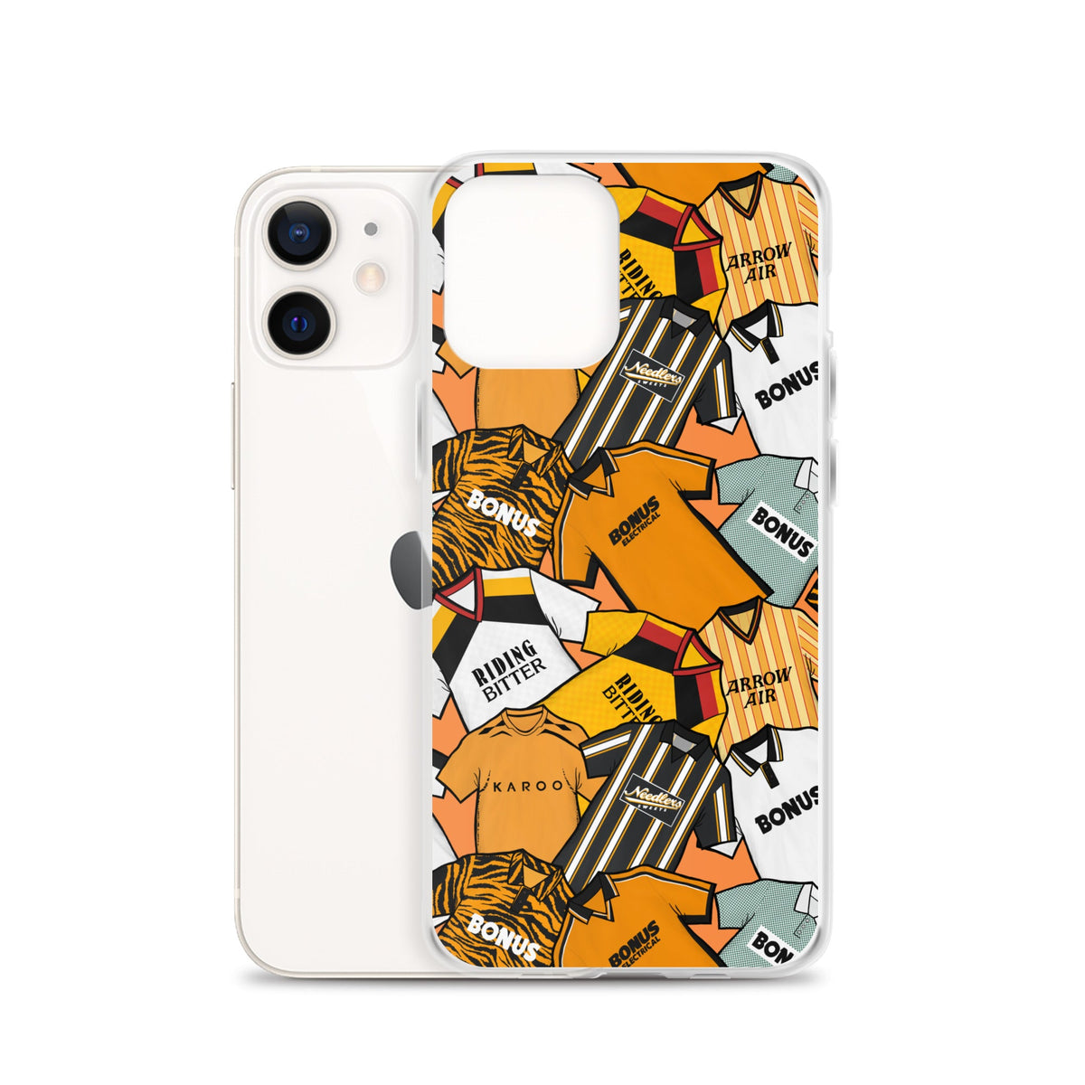 Hull Retro Shirts Themed Football Inspired Clear Case for iPhone®