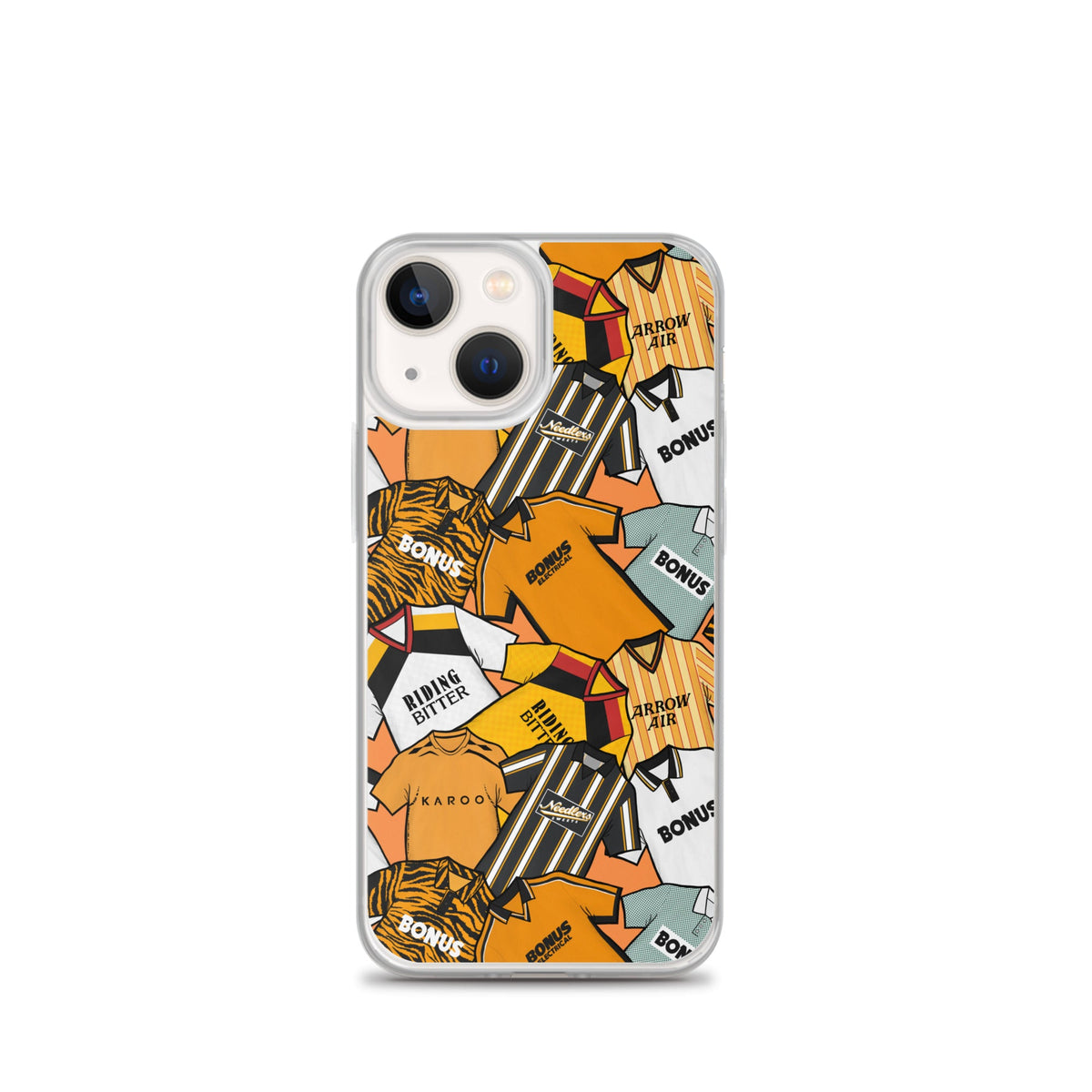 Hull Retro Shirts Themed Football Inspired Clear Case for iPhone®