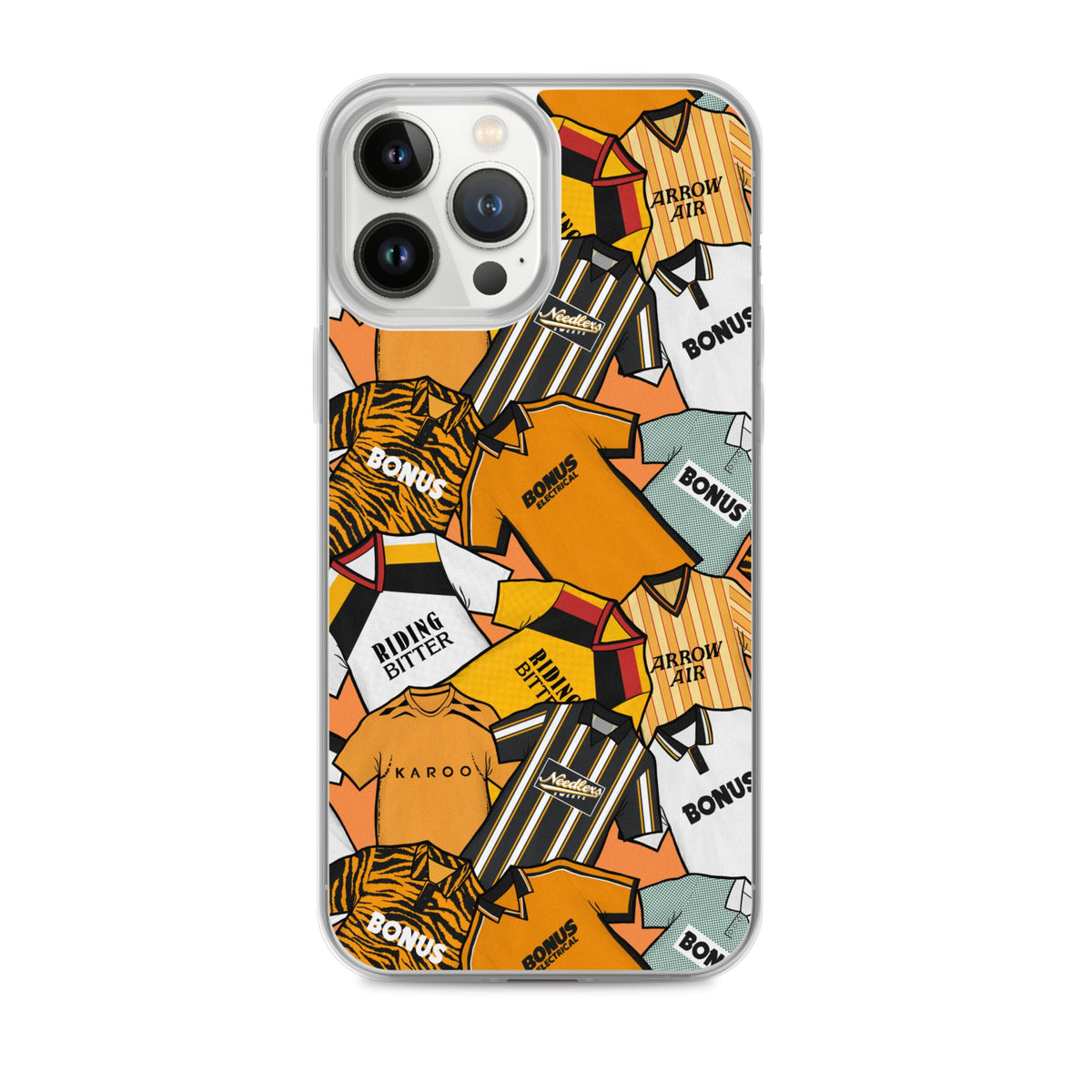 Hull Retro Shirts Themed Football Inspired Clear Case for iPhone®