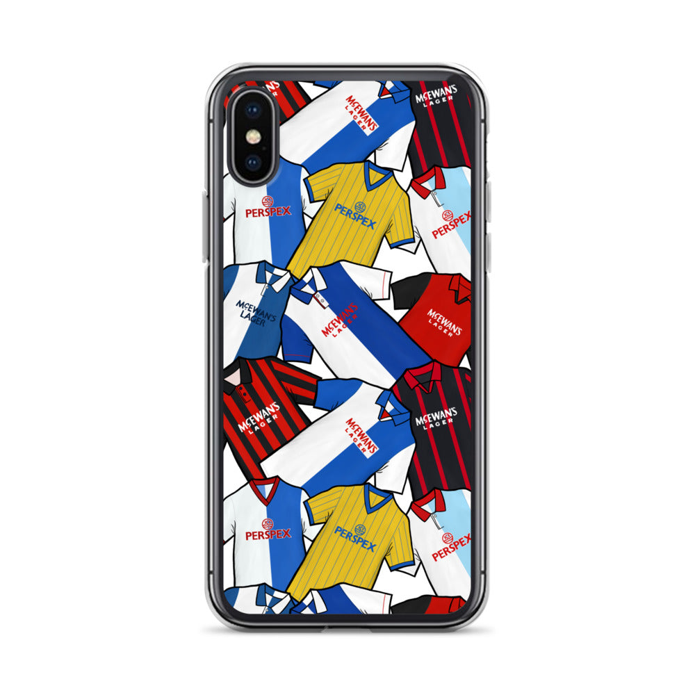 Blackburn Retro Shirts Inspired Football Clear Case for iPhone®