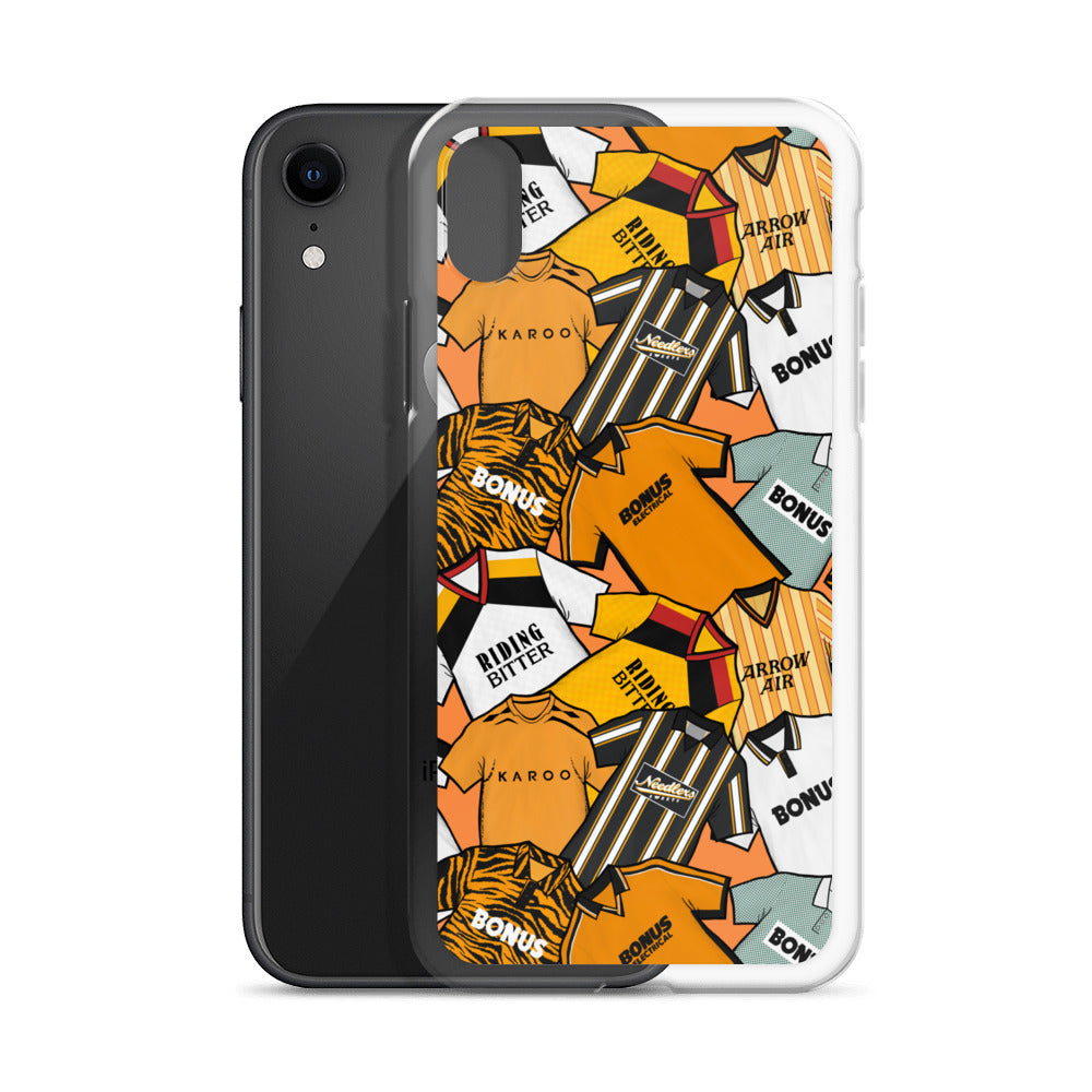 Hull Retro Shirts Themed Football Inspired Clear Case for iPhone®