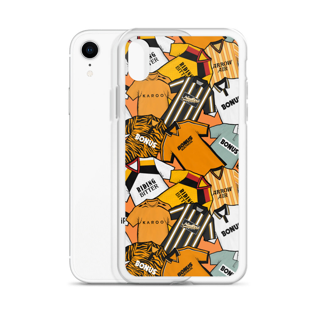 Hull Retro Shirts Themed Football Inspired Clear Case for iPhone®
