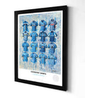 Coventry City A3 Framed Print – Sky Blues Wall Art