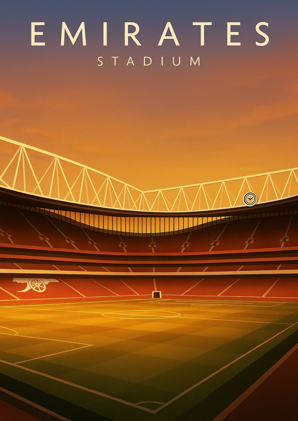 The Emirates – Arsenal Inspired Stadium Wall Art