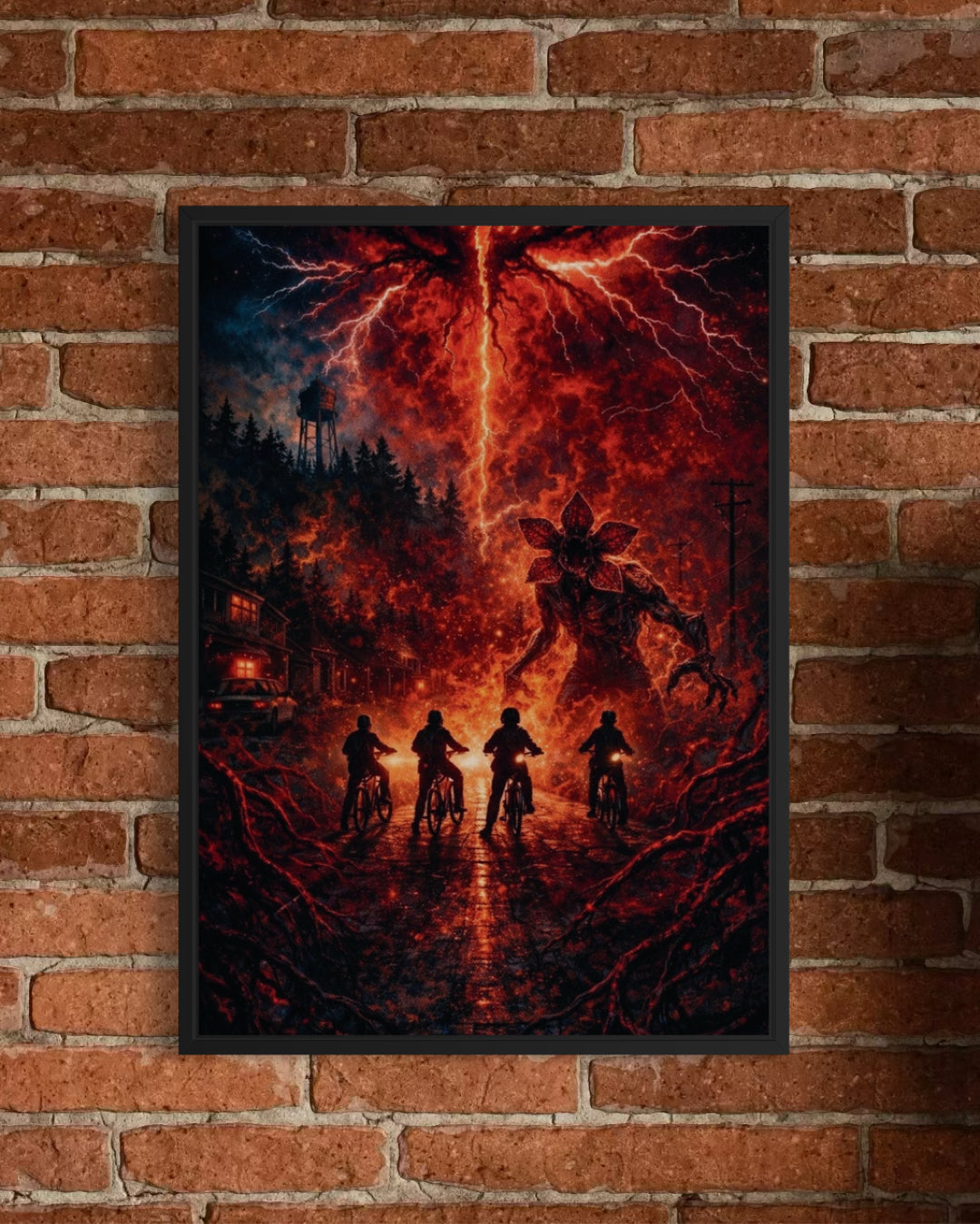 The Upside Down Awakens - Stranger Things Poster