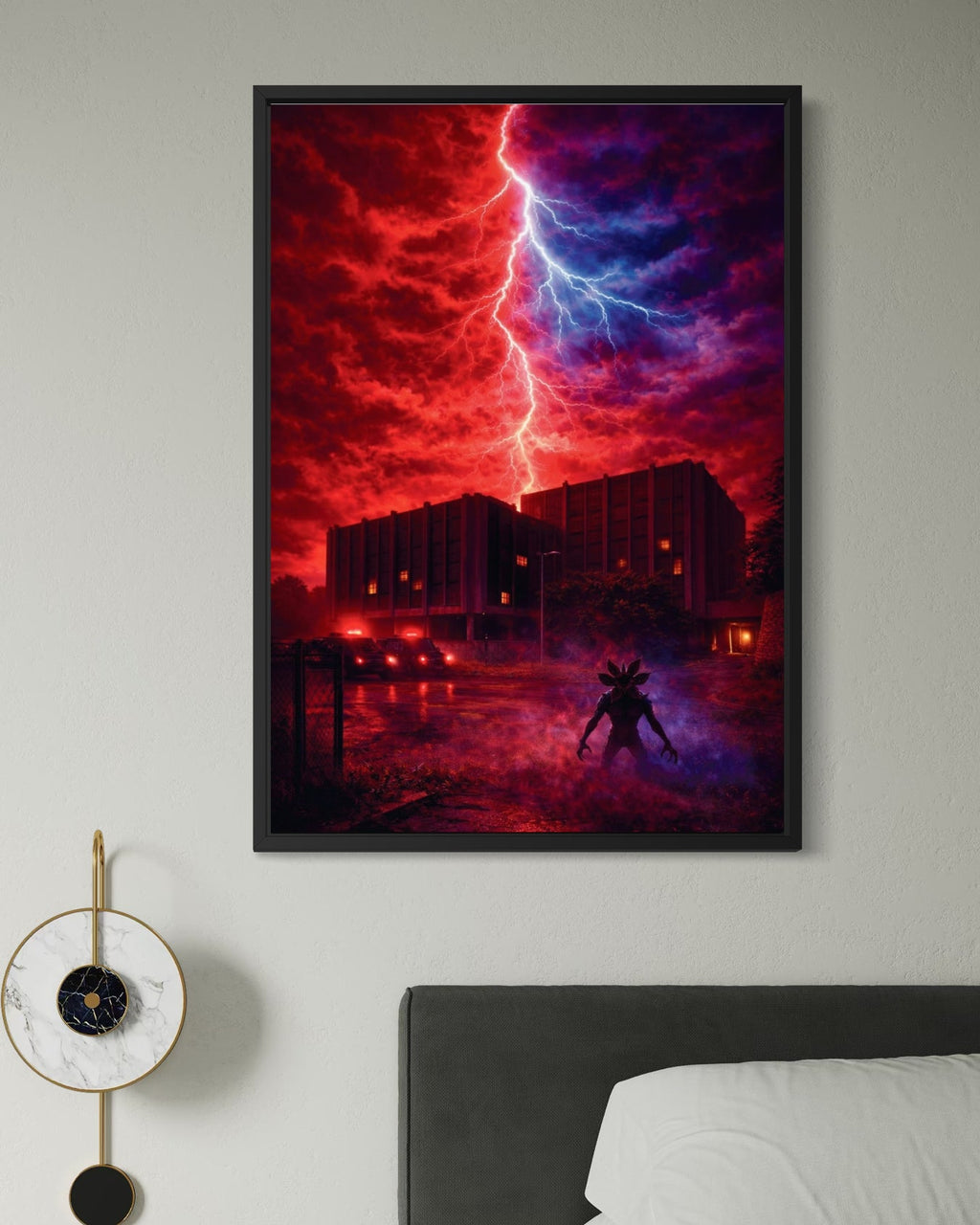 Storm Over Hawkins - Stranger Things Poster