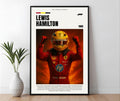 Lewis Hamilton Poster - Formula 1 Inspired Print