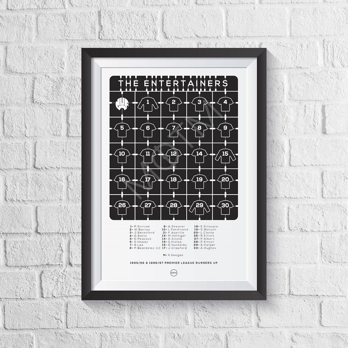 Newcastle 'The Entertainers' 1995/1997 Print