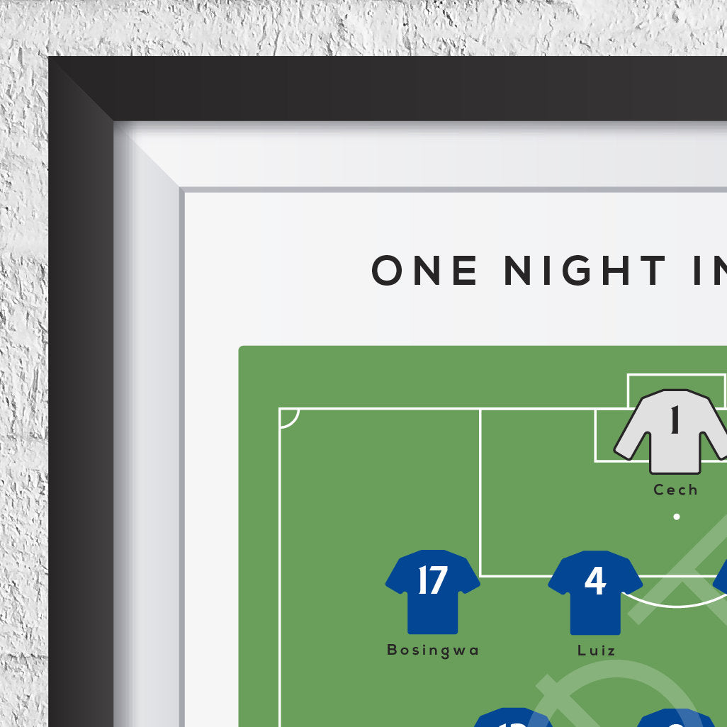 London Blues vs Munich 2012 Champions League Final Print