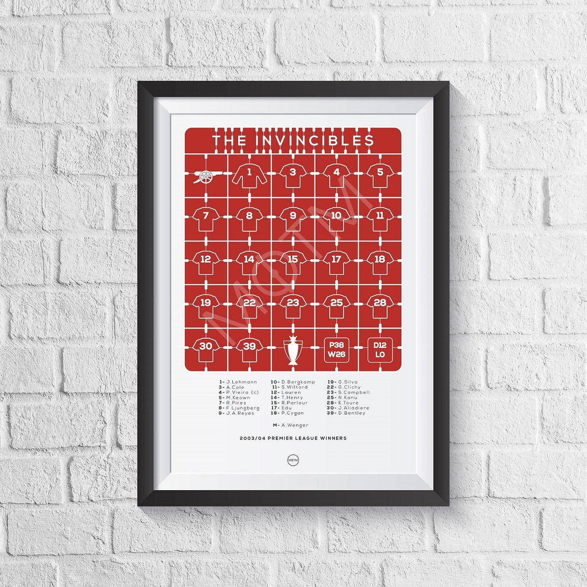 The Invincibles Season 2003/2004 Print