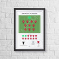 Liverpool vs North London Whites 2019 Champions League Final Print