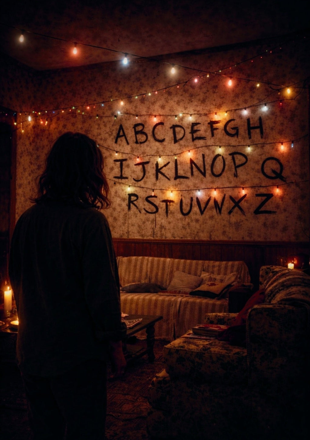 The Alphabet Wall - Stranger Things Poster