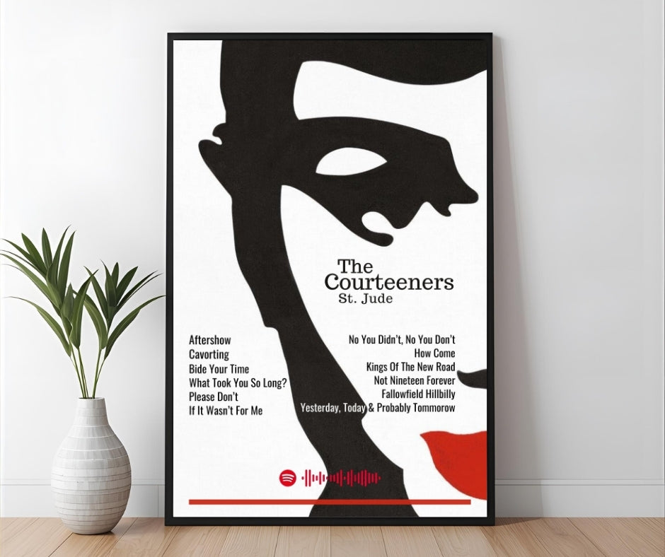 St Jude - The Courteeners Inspired Album Poster