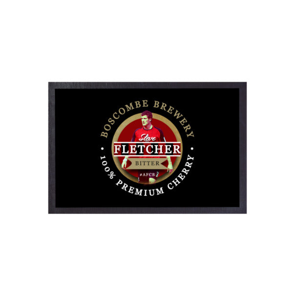 Bournemouth Steve Fletcher  - Football Legends - Door Mat -60cm X 40cm