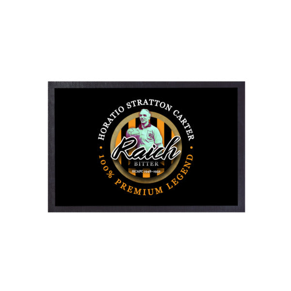 Hull Raich - Football Legends - Door Mat -60cm X 40cm