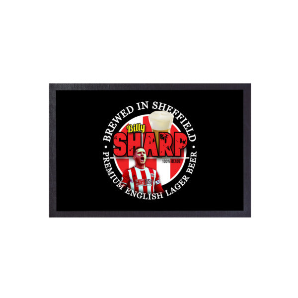 Sheffield  Billy Sharp  - Football Legends - Door Mat -60cm X 40cm