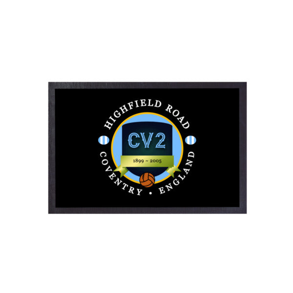 Coventry Highfield  - Football Legends - Door Mat -60cm X 40cm