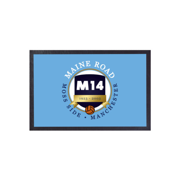 Manchester Blue Maine Road  - Football Legends - Door Mat -60cm X 40cm