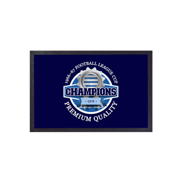 The Hoops CHAMPIONS  - Football Legends - Door Mat -60cm X 40cm