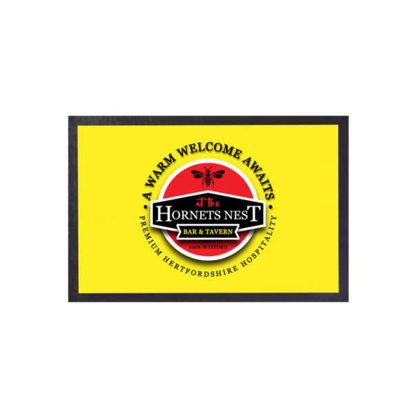 The Hornets Hornets Nest  - Football Legends - Door Mat -60cm X 40cm