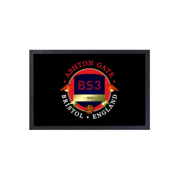 Bristol Aston Gate  - Football Legends - Door Mat -60cm X 40cm