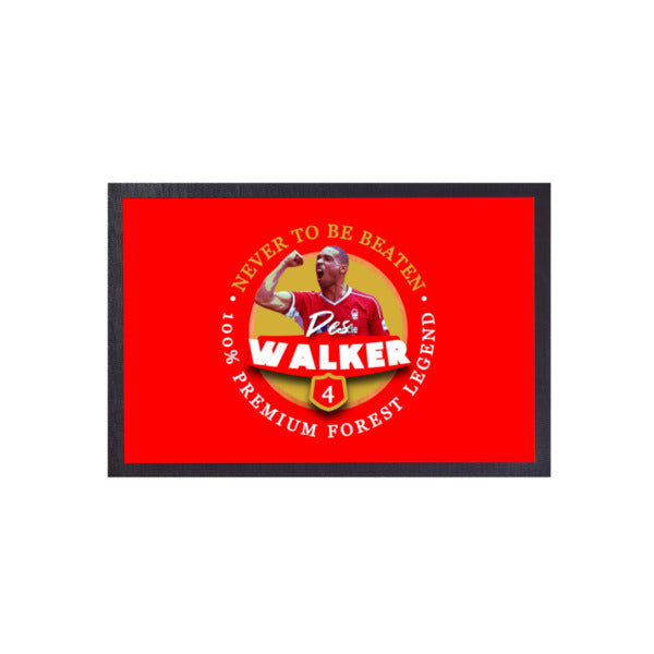 Nottingham Walker  - Football Legends - Door Mat -60cm X 40cm