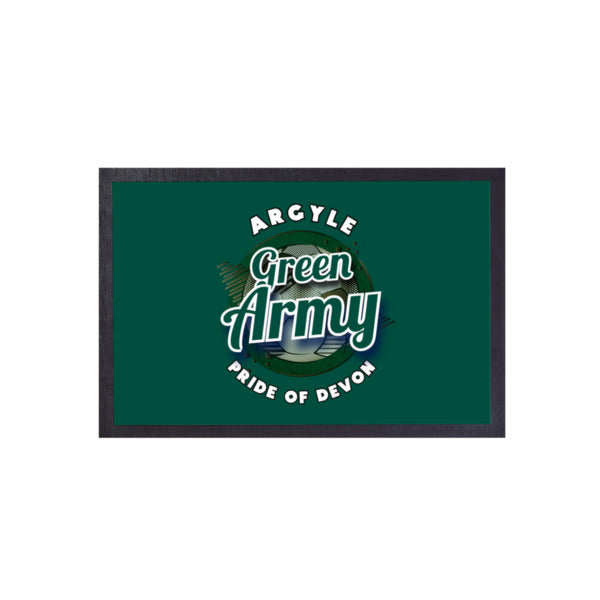 Plymouth Green Army  - Football Legends - Door Mat -60cm X 40cm