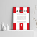 Matt Le Tissier Southampton Poem Print