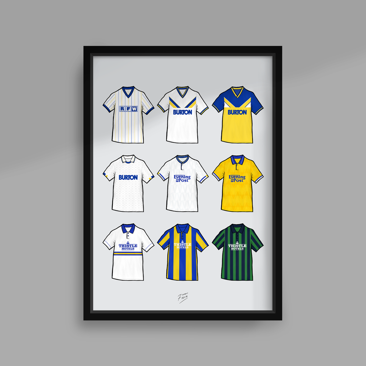Leeds Retro Shirts Print