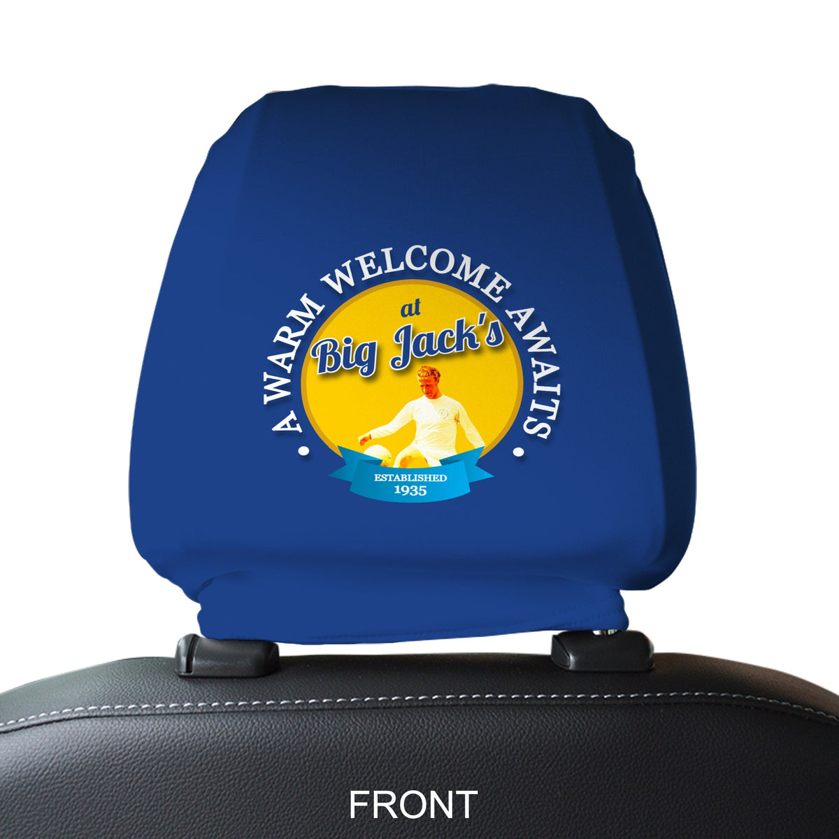 Leeds Big Jack- Football Legends - Headrest Cover