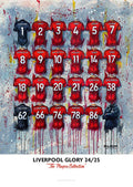 Liverpool 24/25 A2 Limited Edition Print – Reds Shirt Art