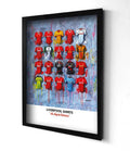 Liverpool FC Shirts - A2 Signed Limited Edition Prints