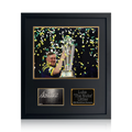 Luke Littler 2026 World Champion Signed Cut 3/9 Compact Frame
